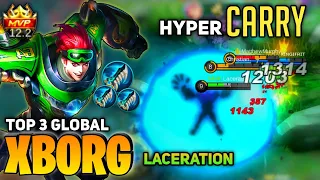 X Borg Hypercarry Jungler New Meta? [Top 3 Global X Borg] By Laceration - Mobile Legend