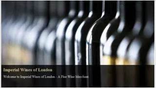Imperial wines of london - A collection of images