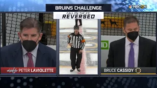 Boston Bruins Win Strange Coach's Challenge