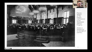 Sir Ernest Satow at the second Hague Peace Conference in 1907 #haguepeaceconference #ernestsatow