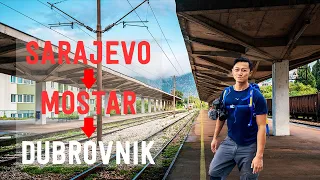 Sarajevo to Mostar to Dubrovnik: Train and Bus Travel