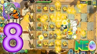 Plants vs Zombies 2: Gameplay Walkthrough Part 8 - Ancient Egypt Level 22-24 (iOS, Android)