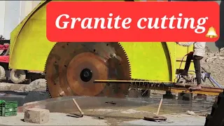 Stone Cutting machine -Granite Mining Machines Technology fast work very good production