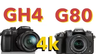 What is better, Panasonic Lumix DMC-G80/G85 or Panasonic Lumix DMC-GH4?