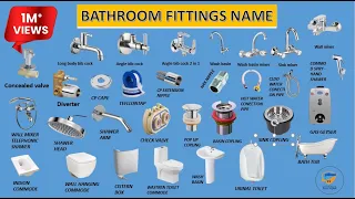 Bathroom fittings name| CP fittin Name I Plumbing With Zulfiqar I Urdu/Hindi