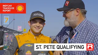 St.Pete IndyCar qualifying with  Pato O'Ward and Marshall Pruett