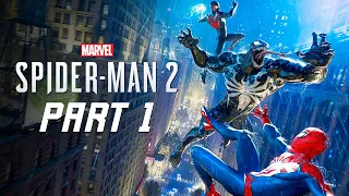 MARVEL'S SPIDER-MAN 2 Walkthrough Part 1 - Enter the Sandman (PS5 2023)