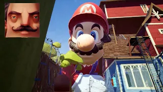Hello Neighbor - New Neighbor Big Mario Act 3 Gameplay Walkthrough