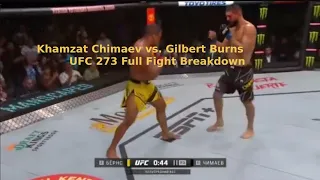 Khamzat Chimaev vs  Gilbert Burns - Full Fight Breakdown