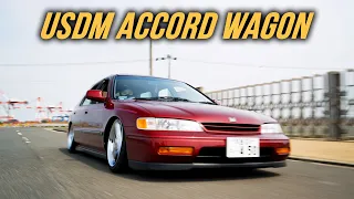 Slammed Honda Accord Wagon Cruise in Japan | 4K