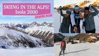 SKIING in the French Alps at ISOLA 2000 - Travel VLOG 2022