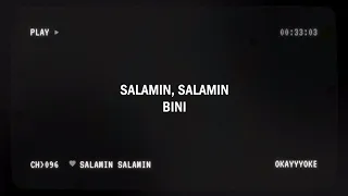 Salamin Salamin - BINI KARAOKE