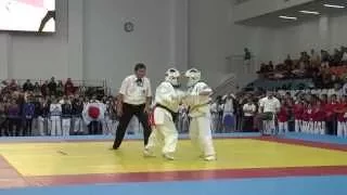 KWU-2014. Final - Towa Ichikawa vs. Cherenschikova Ekaterina (Girls 12-13 years -40 kg)