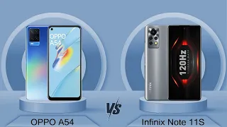 OPPO A54 Vs Infinix Note 11S - Full Comparison [Full Specifications]