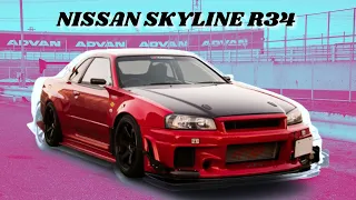 SUPER COOL NISSAN SKYLINE GTR R34 #shorts