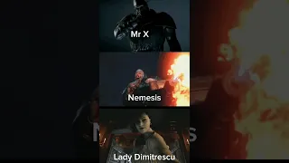 Mr X vs Nemesis vs Lady Dimitrescu