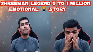 Shreeman legend O To 1 Million Emotional Story | Shreeman Crying On live Stream