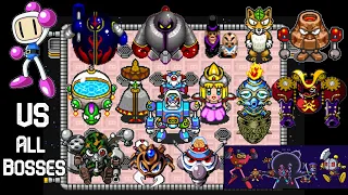 All Bosses in Super Bomberman Games (SNES)