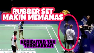 Rubber Set PENUH EMOSI. PEMAIN DENMARK MANCING Minion. Kevin Sanjaya Si Raja Tengil Kembali Beraksi