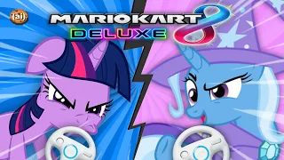 🔮 Twilight and Trixie, FINALLY duels in Mario Kart 8 🔮 (Ai Gaming)