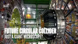 The CERN Future Circular Collider Gateway to Other Dimensions?