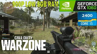 COD Warzone S4 Gameplay With Benchmark (i5 2400 + GTX 1060) 8gb Ram 900p Low Only Graphics