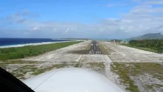 Landing Bora Bora