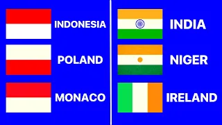 Countries With Similar Flags - Almost Identical!