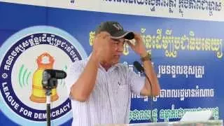 khem veasna 2015 05 30 LDP forum at BB part 1