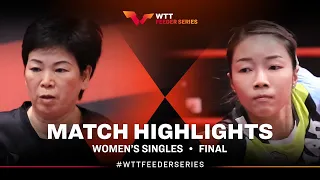 Ni Xia Lian vs Liu Hsing-Yin | WS Final | WTT Feeder Havirov 2023