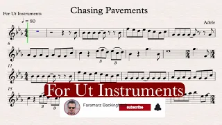 Chasing Pavements - Adele - Play along for Ut