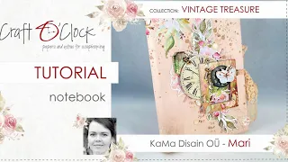 Tutorial - Covers for a notebook - Vintage Treasure