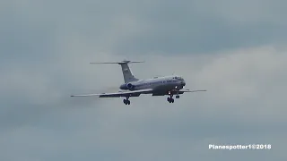 Tu-134AK RF-94296 Посадка в Твери-Мигалово