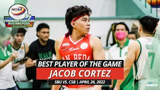 BEST PLAYER OF THE GAME: Jacob Cortez | San Beda Red Lions vs CSB Blazers | April 26, 2022