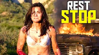 REST STOP (2006) FULL SLASHER MOVIE EXPLAINED IN HINDI | UNSOLVED MYSTERIES HINDI