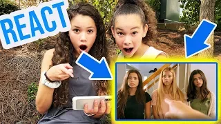 Sierra & Olivia REACT to "SNEAK OUT" by Davis Sisters