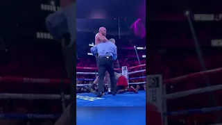 Tyson Fury Knocks Down Deontay Wilder