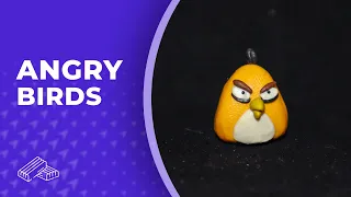 Птичка из игры Angry Birds 👏 Пластилин
