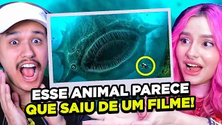 ele é GIGANTESCO! ANIMAIS pré-históricos MAIS ASSUSTADORES! | React Fala sério