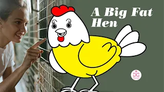 A Big Fat Hen | MS Paint | Step By Step Drawing