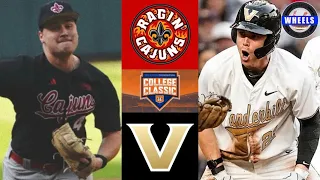 Louisiana vs #9 Vanderbilt | Astros Foundation College Classic | 2024 College Baseball Highlights