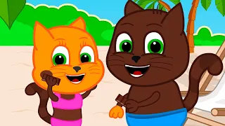 Família de Gatos - Irmão chocolate Desenho Animado em Português Brasil