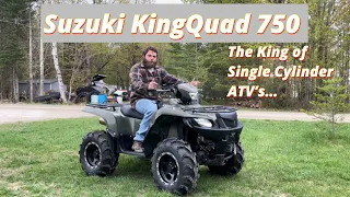 Suzuki KingQuad 750 Test Drive!