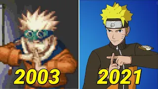 Evolution of Naruto Uzumaki in Games