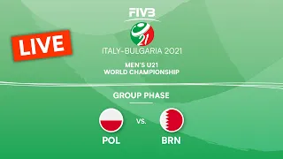POL vs. BRN - Pre-Round | Full Game - Men's U21 Volleyball World Champs 2021