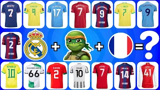 Can You Guess The SONG , EMOJI , CLUB And COUNTRY of FOOTBALL Player 👕🔊  Football Quiz 2024