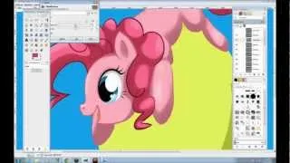 Speed Paint (GIMP): Pinkie Pie