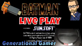 Gameplay on the Analogue Mega Sg - Featuring Sunsoft's Batman For The Sega Genesis