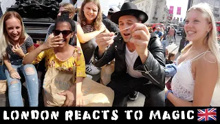 LONDON REACTs TO MAGIC 🇬🇧-Julien Magic