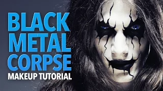 The black metal corpse makeup tutorial